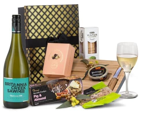 Just Add Cheese Chardonnay Giftbox Hamper -...