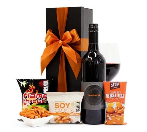 Wine & Nuts Hamper Shiraz: Premium Aussie...
